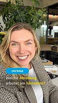 Wir haben gefragt, welche Abteilung am härtesten arbeitet. 
Schön, dass wir uns alle einig sind 😅 

#trend #officehumor...